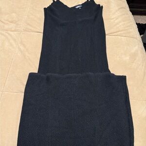 Black Knit Maxi Dress